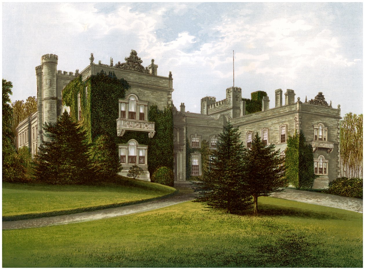 Aske Hall, Yorkshire, hjemsted for jarlen af Zetland, c1880 af Unbekannt