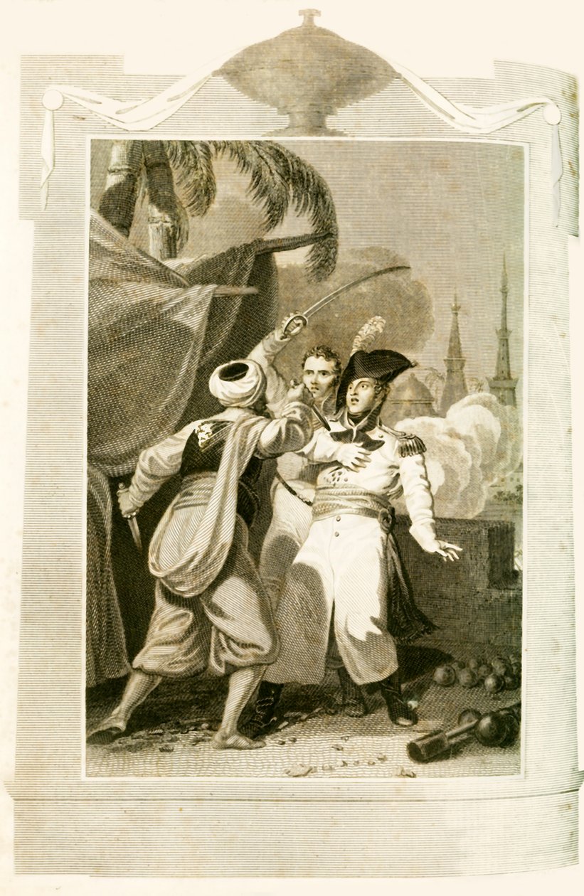 Attentat på general Kleber i Egypten, 1800, 1816. af Unbekannt