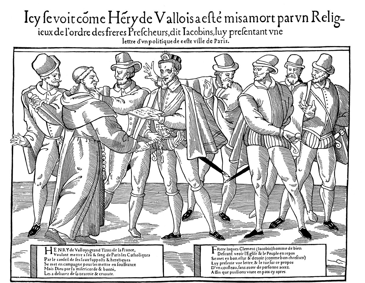Mordet på Henrik III, konge af Frankrig, 1589 1589-1590 af Unbekannt