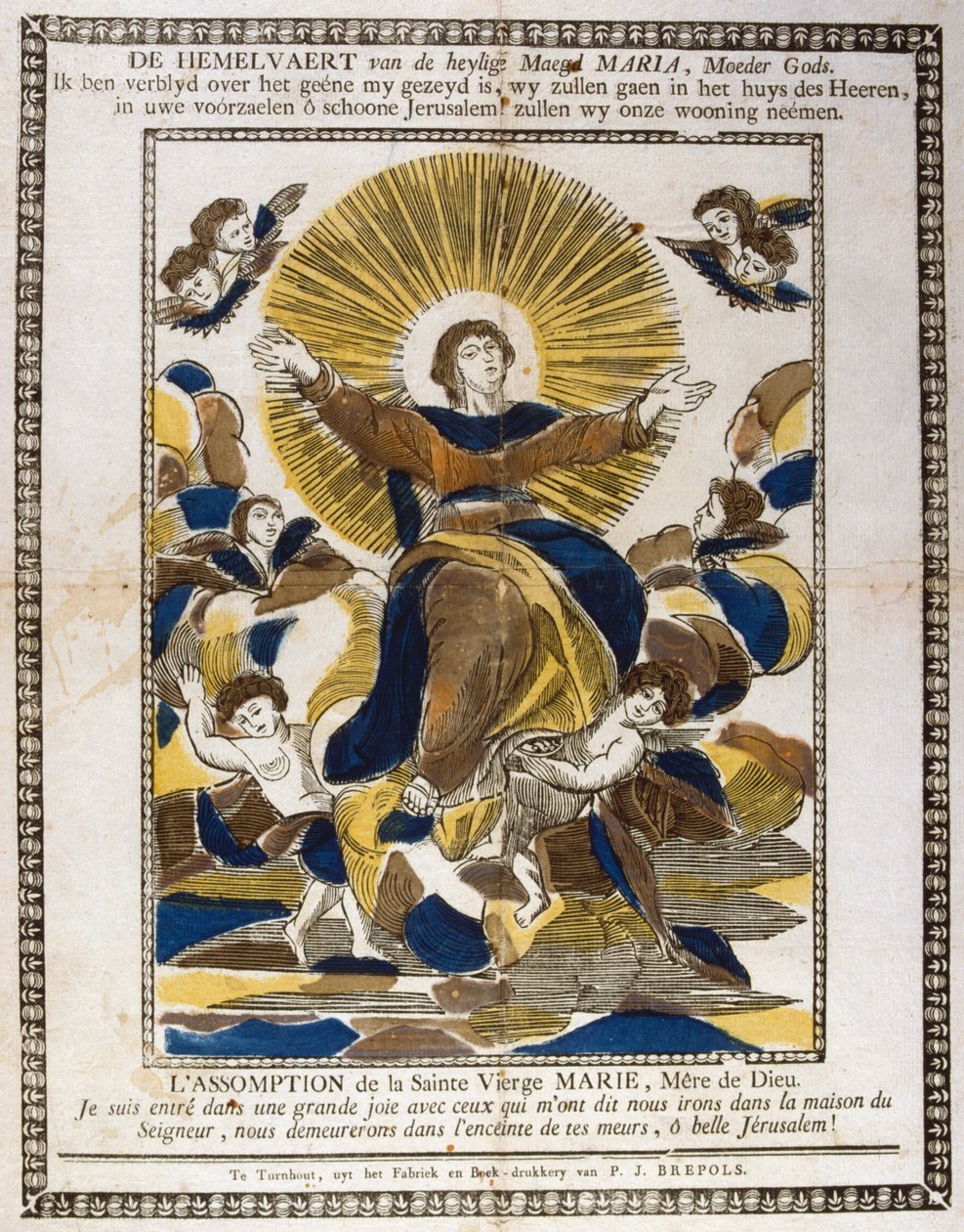 Jomfru Marias antagelse, 1800-tallet af Unbekannt