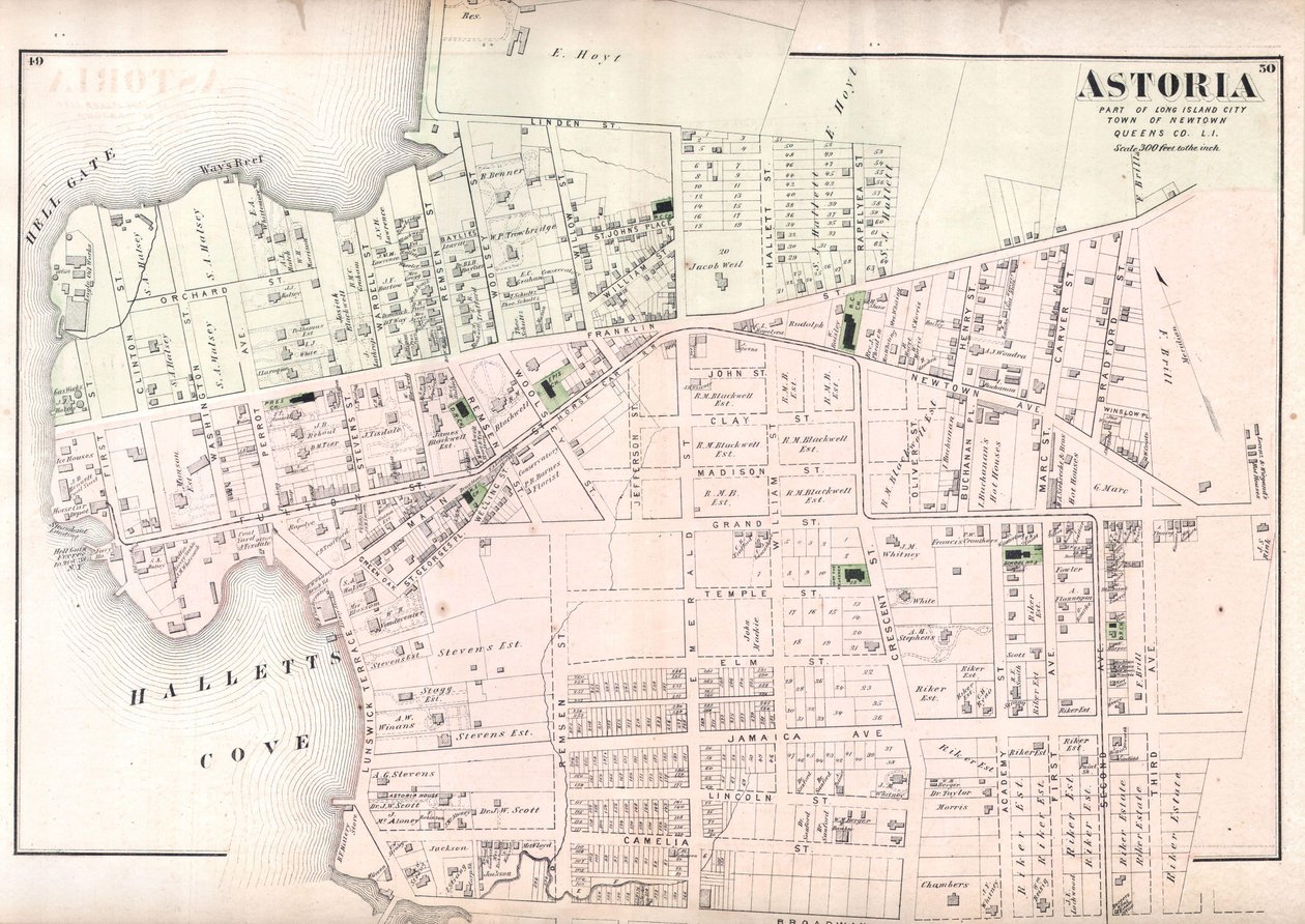 Astoria, en del af Long Island City, byen Newtown, Queens, Co. L.I. af Unbekannt