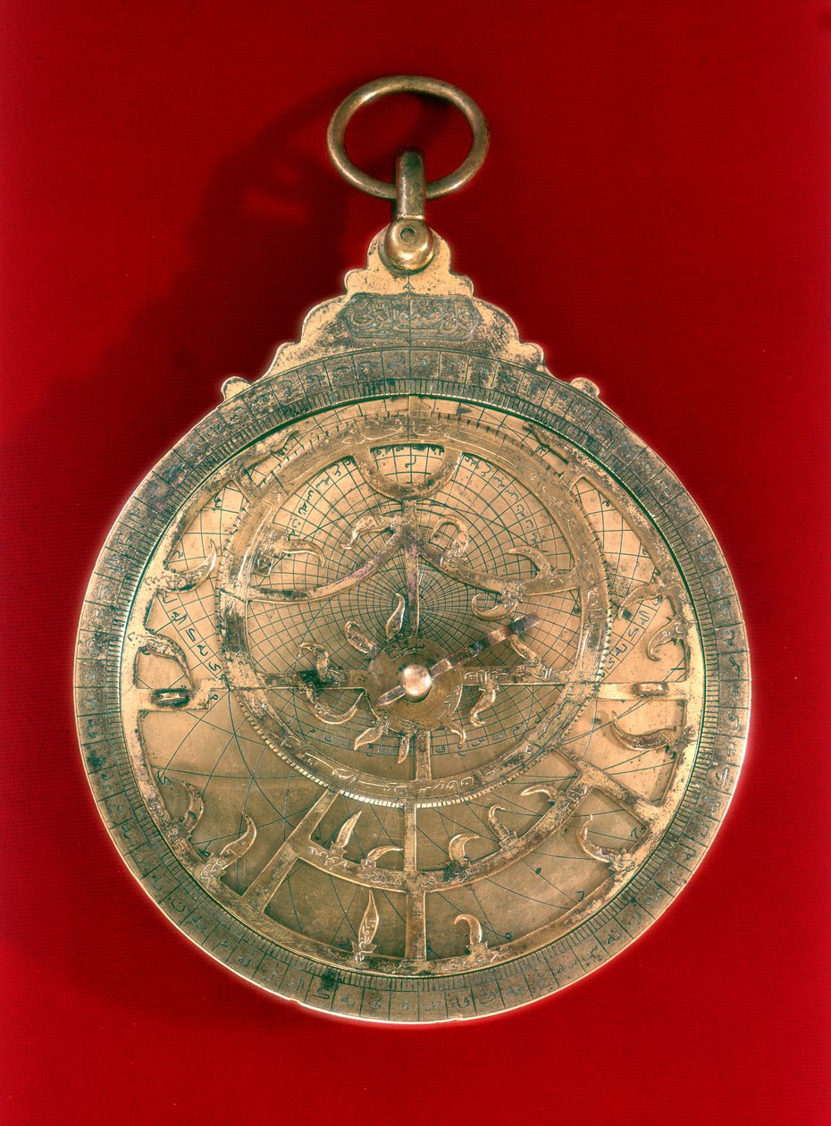 Astrolabium, arabisk navigationsinstrument, 11. århundrede af Unbekannt