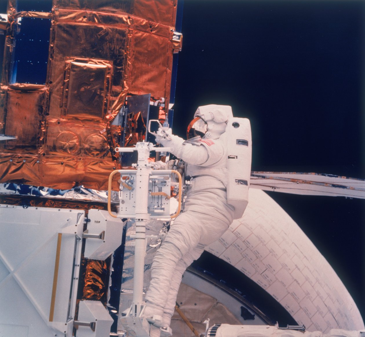 Astronaut på Shuttle-mission 41-C, 1984 af Unbekannt