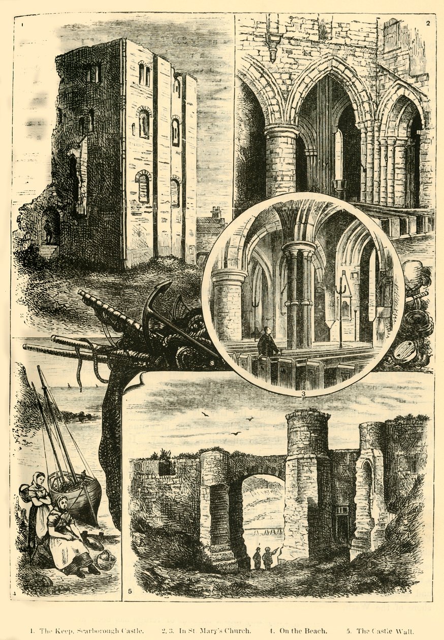 I Scarborough, 1898. af Unbekannt