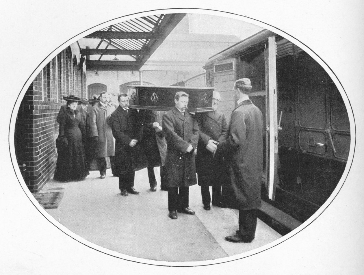 Ved Necropolis Companys station, Westminster Bridge Road, London, c1900 1903 af Unbekannt
