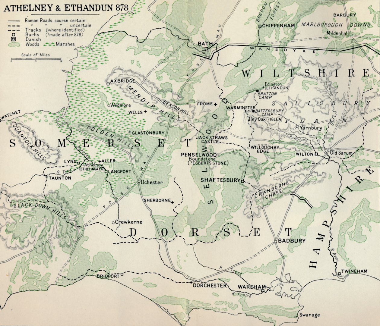 Athelney & Ethandun 878, 1935 af Unbekannt