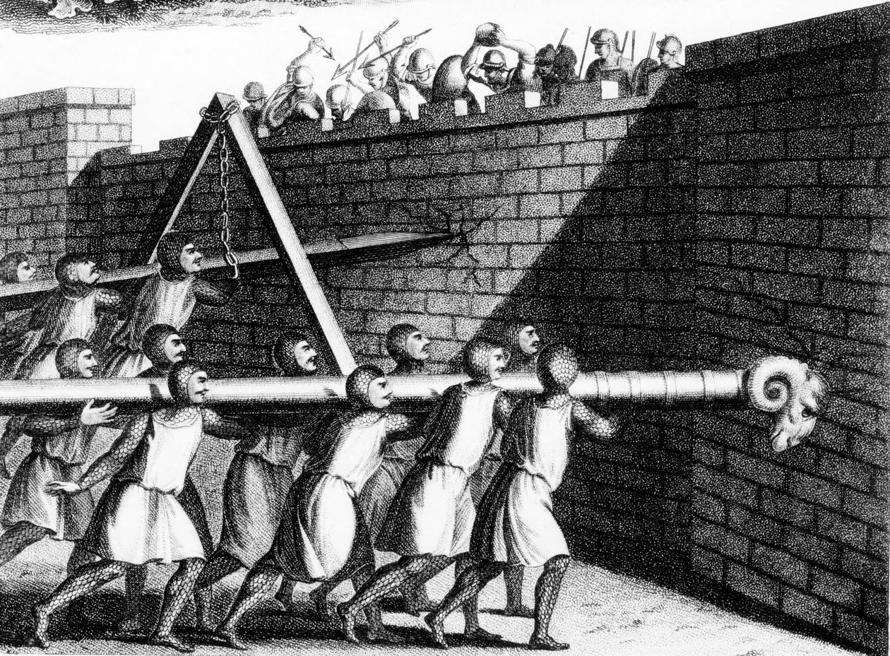 Angrebsvægge med væddere, c1800 af Unbekannt