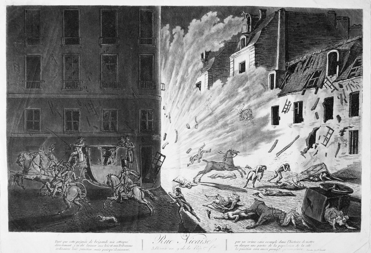 Forsøg på at myrde Napoleon, 24. december 1800 af Unbekannt