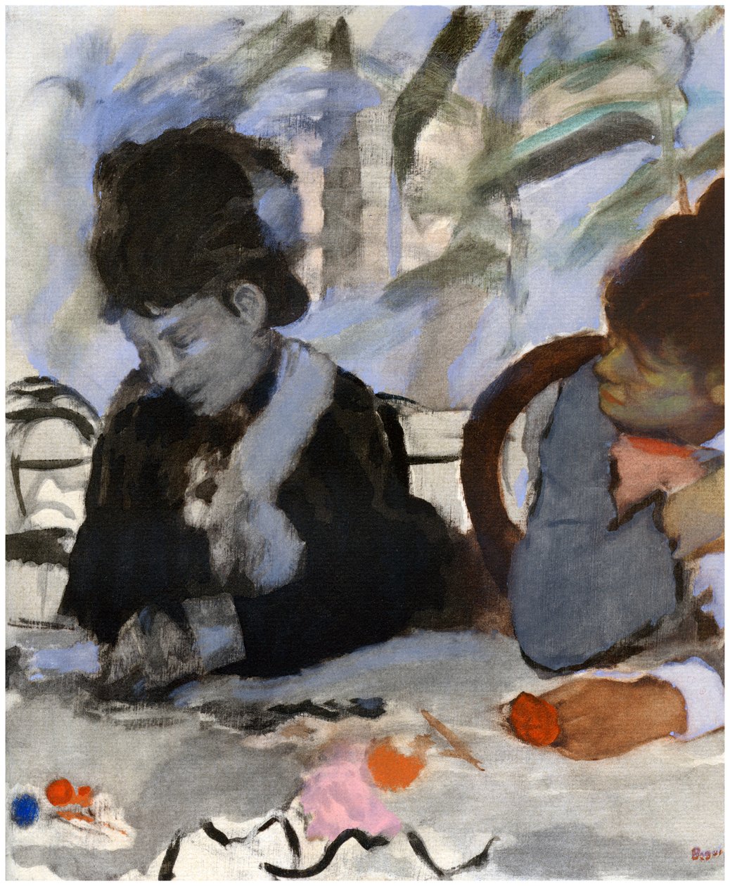 Au Cafe, c1877-1880 1958 af Unbekannt
