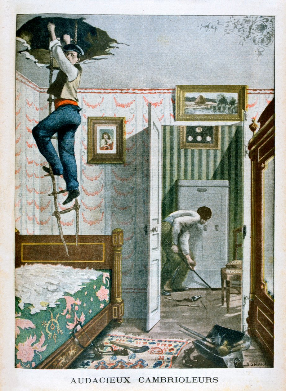 Dristige indbrudstyve, 1901 af Unbekannt