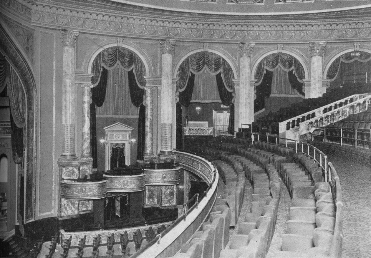 Auditorium fra balkonen, Fox Theatre, Philadelphia, Pennsylvania, 1925 af Unbekannt