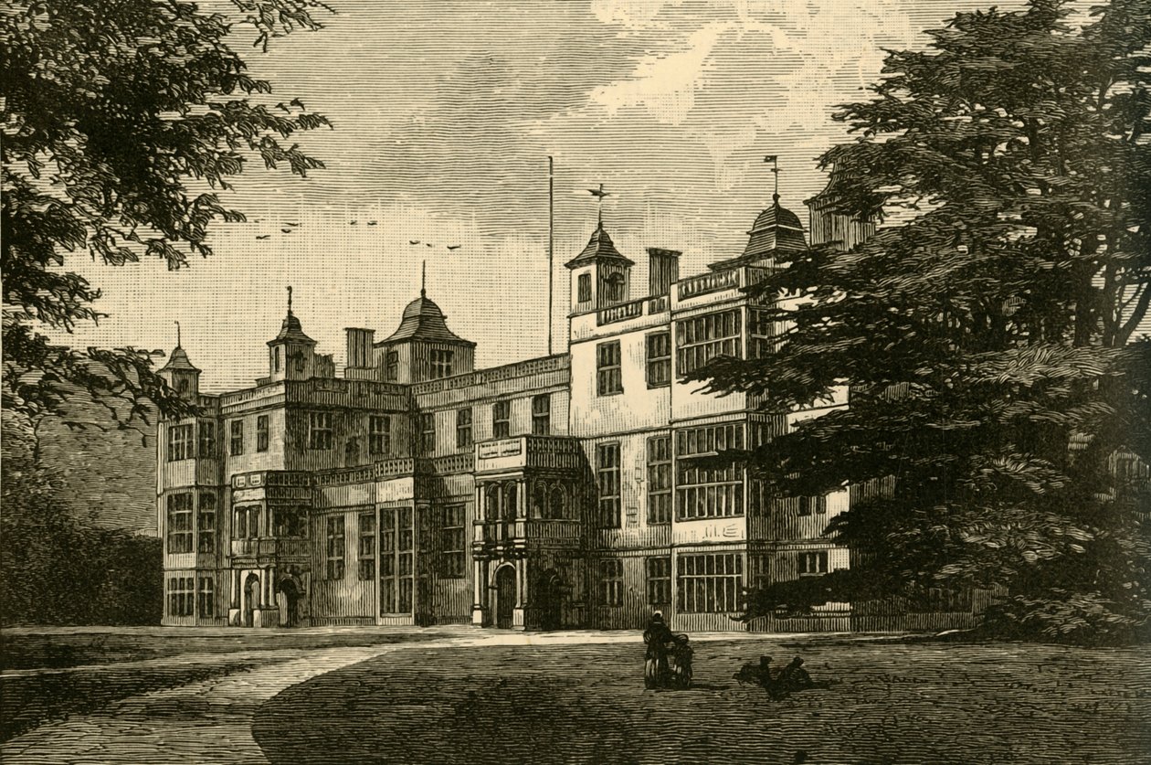 Audley End, Western Front, 1898.  af Unbekannt