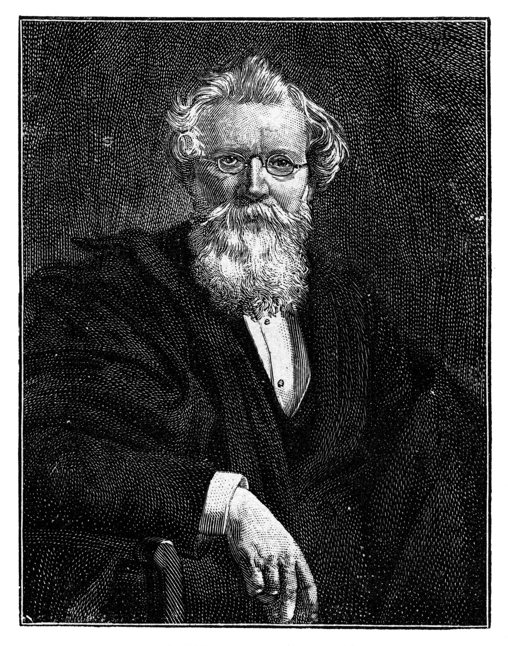 August Wilhelm von Hofmann, tysk organisk kemiker fra det 19. århundrede, 1900 af Unbekannt