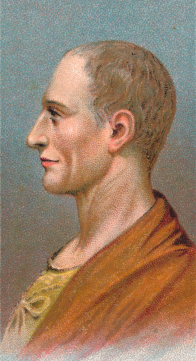 Augustus Cæsar - Gaius Julius Cæsar Octavianus 63 f.Kr.-14 e.Kr., første romerske kejser, 1924 af Unbekannt