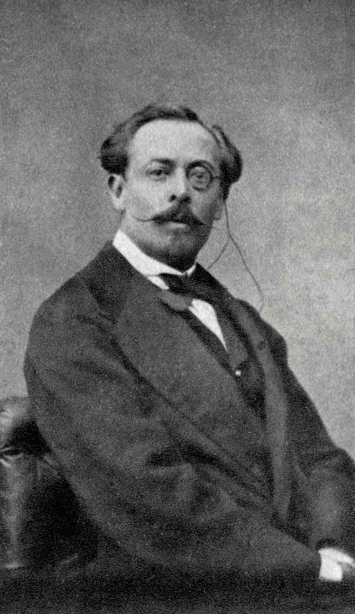 Aurelien Scholl, fransk forfatter og journalist, 1868 af Unbekannt