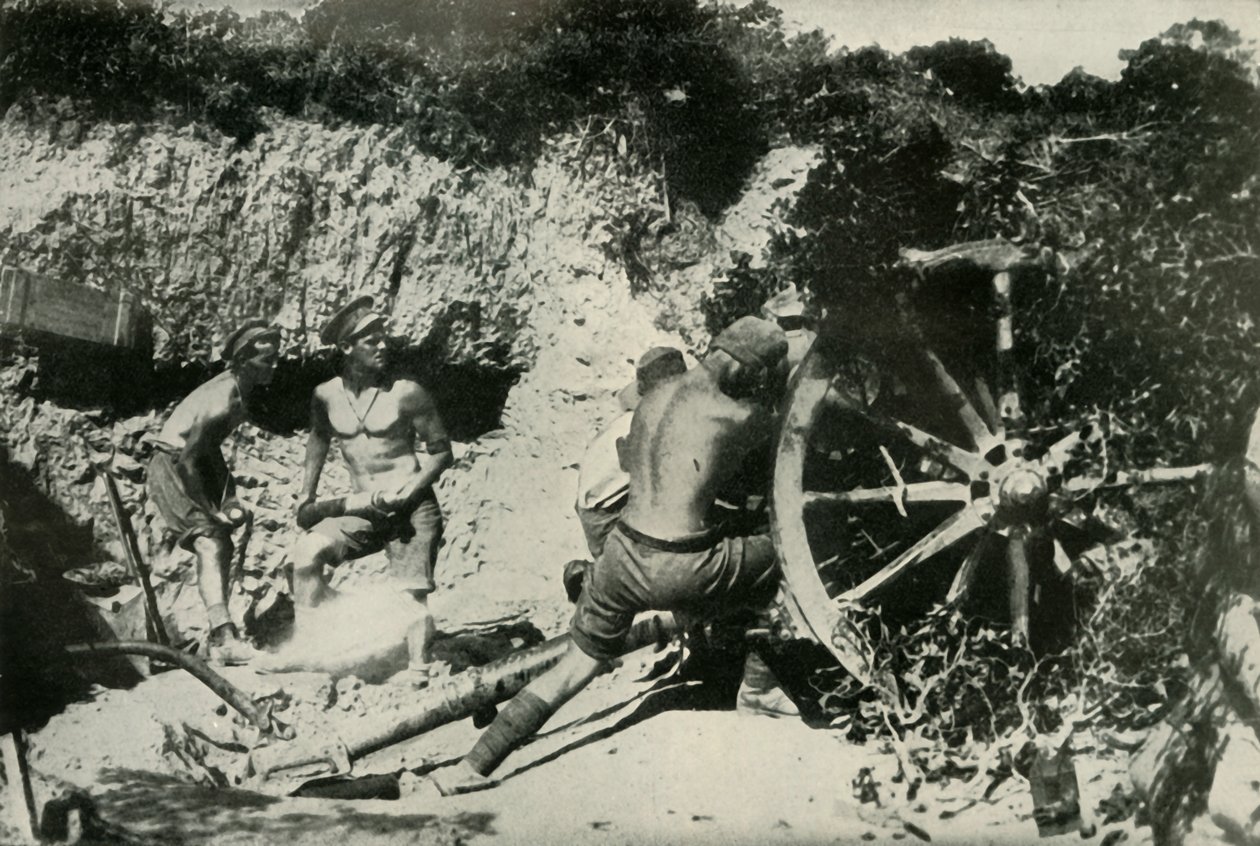 Australian Gunners på Gallipoli-halvøen, 1919. af Unbekannt