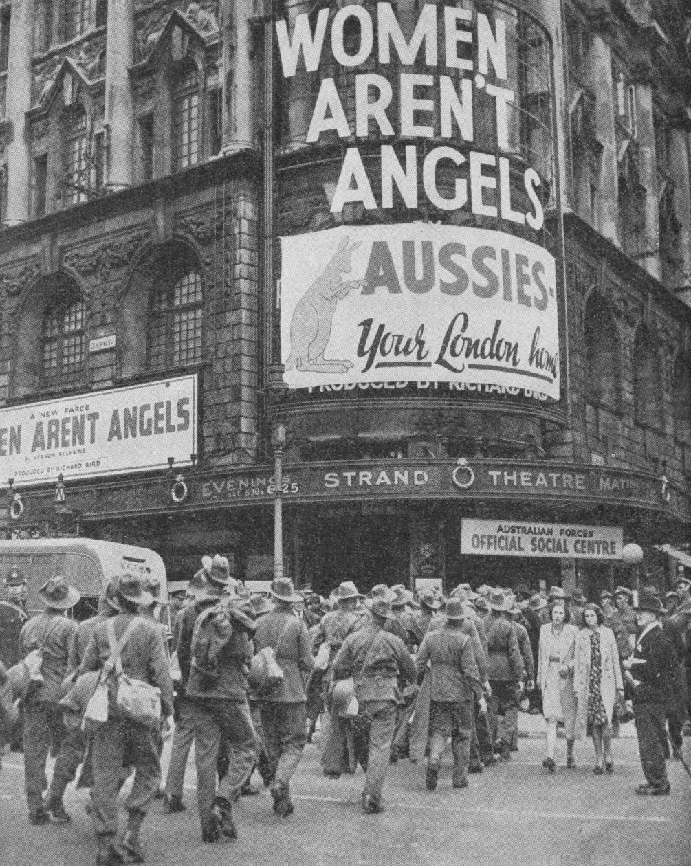 Australske soldater på et par dages orlov i London, 1940, 1940 af Unbekannt