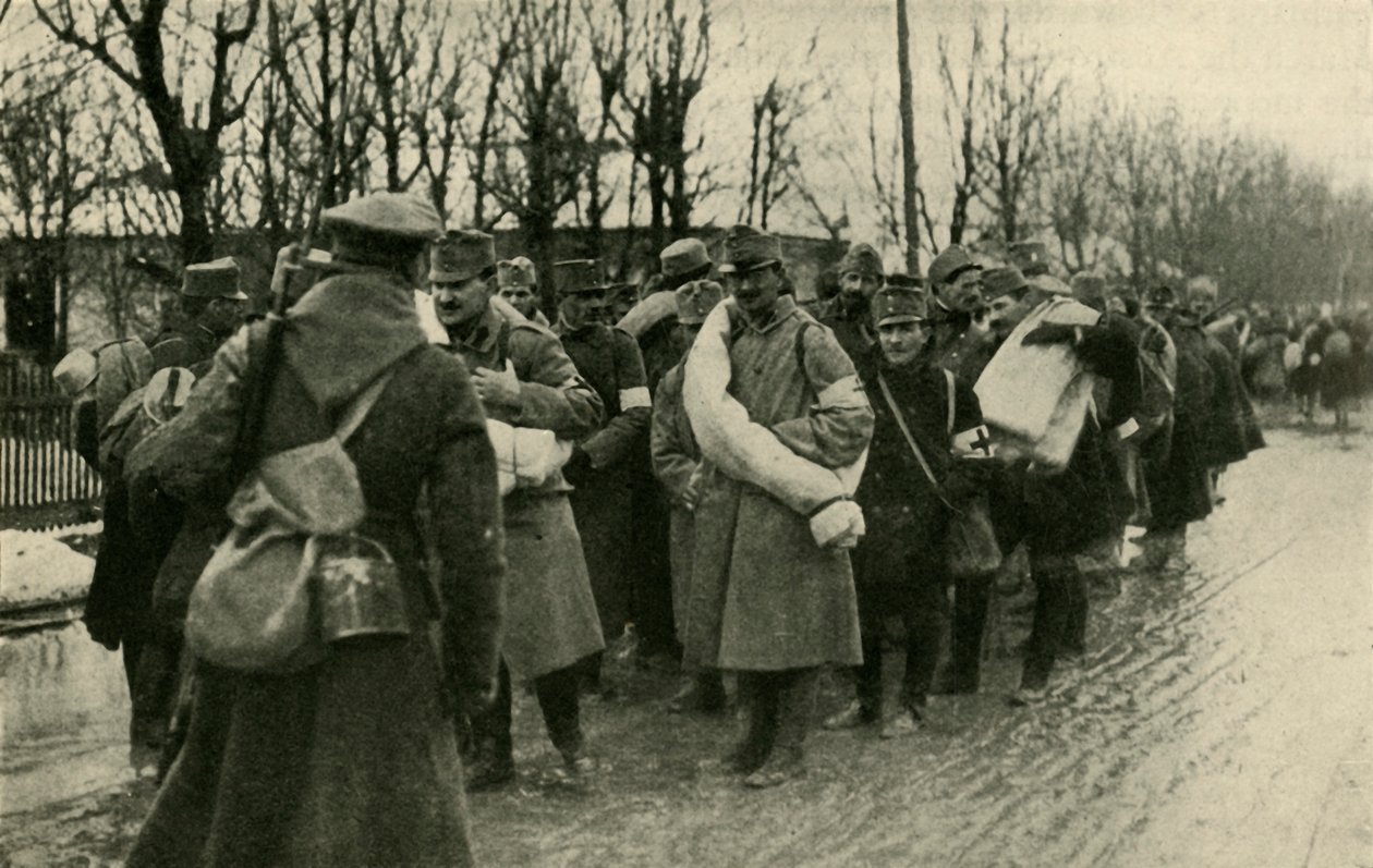 Østrigske fanger, Przemysl, marts 1915, c1920. af Unbekannt