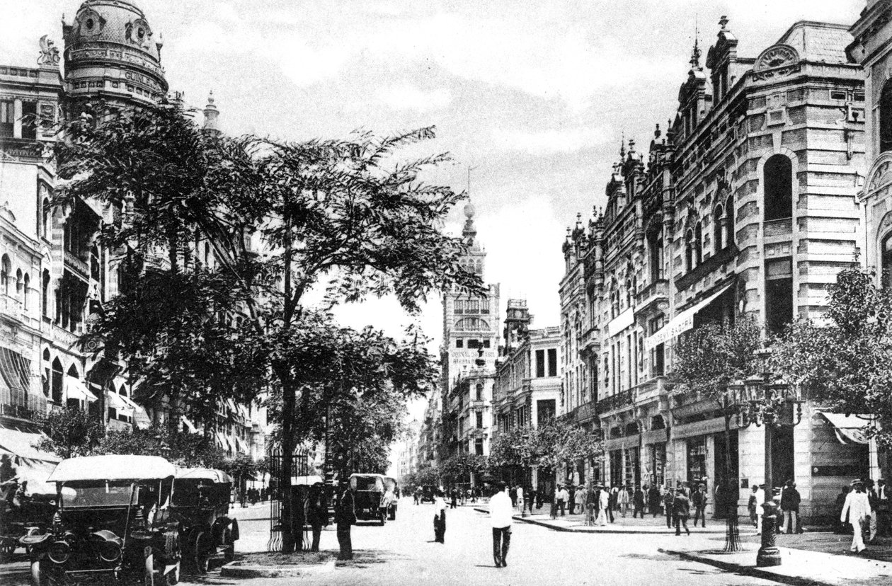Avenida Rio Branco, Rio de Janeiro, Brasilien, 1920