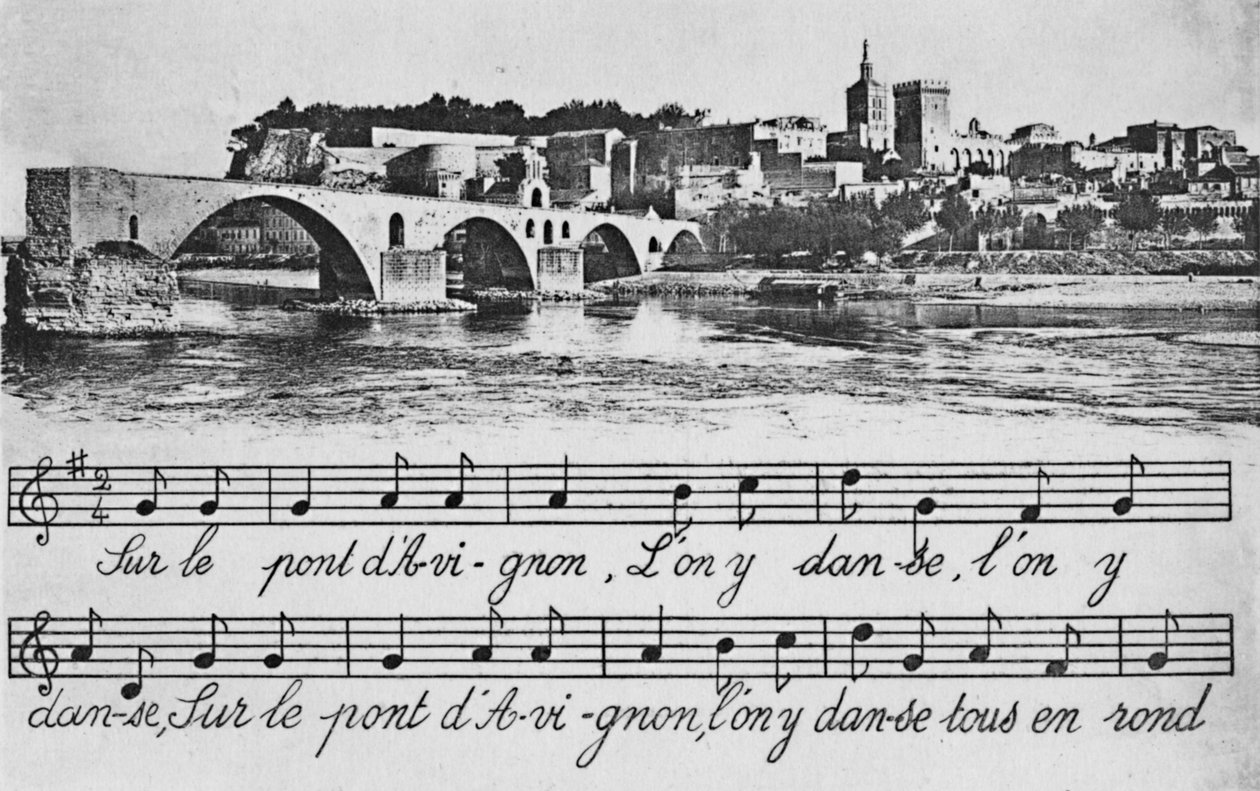Avignon. - St-Benezet-broen, c1925 af Unbekannt