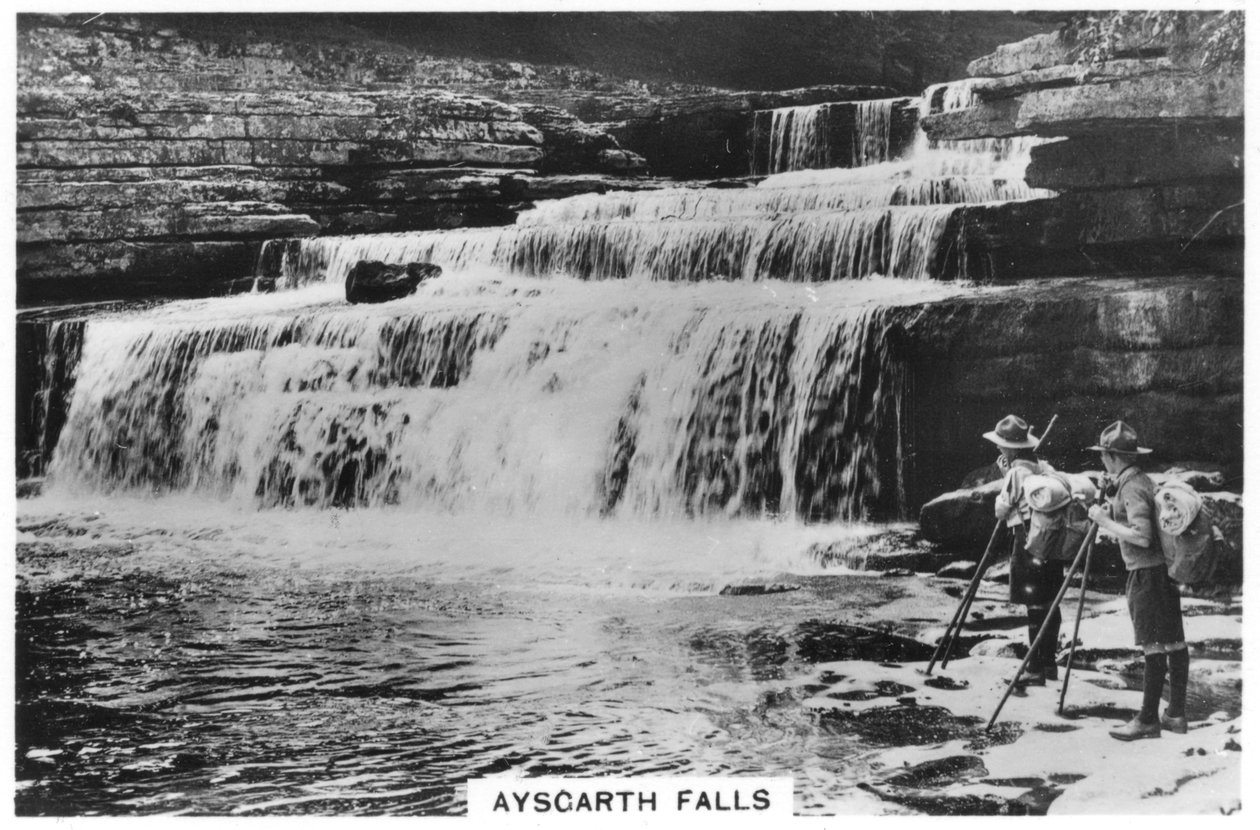 Aysgarth Falls, Wensleydale, Yorkshire Dales, 1937 af Unbekannt
