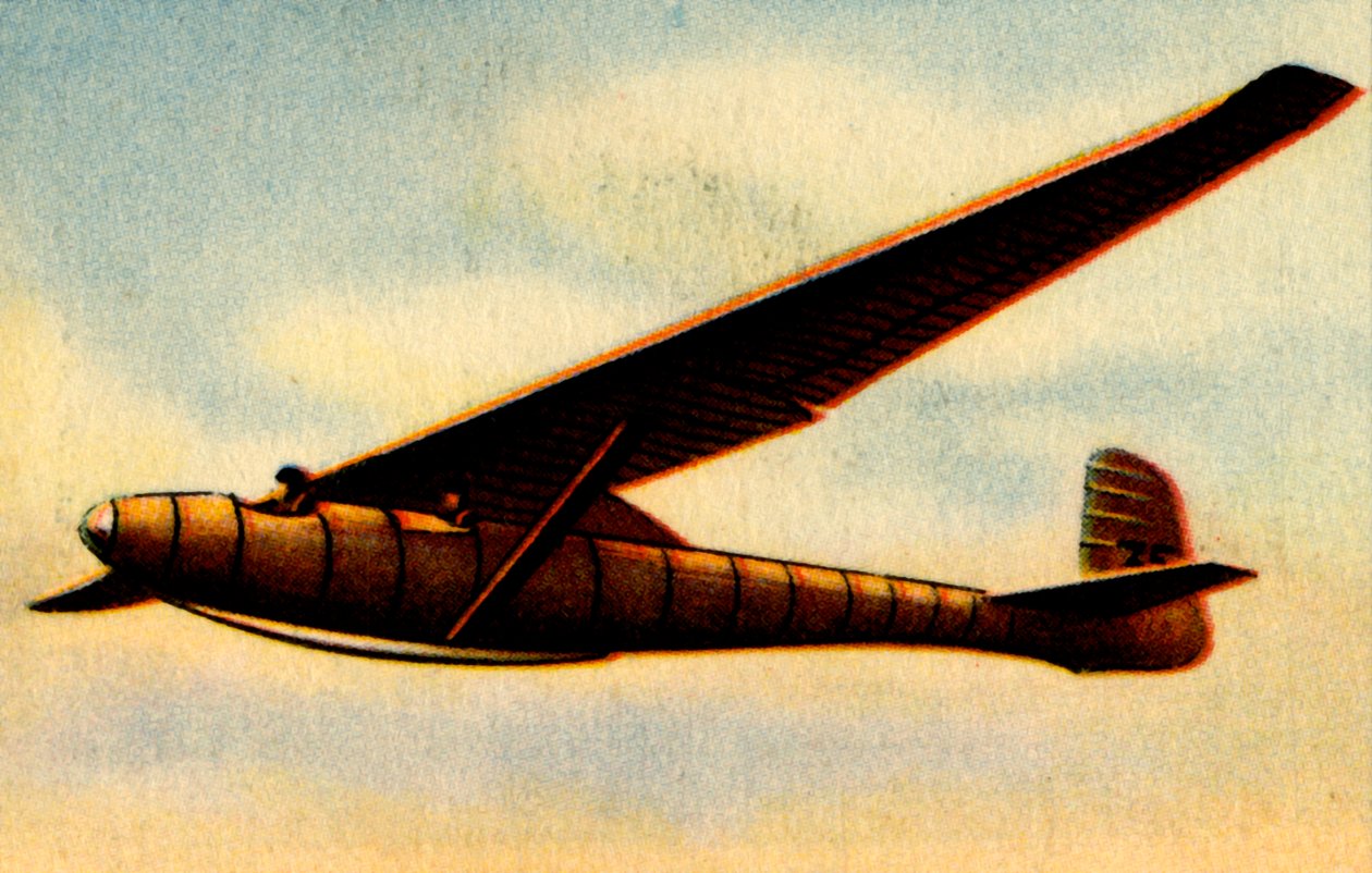 B.9 svævefly, 1932. af Unbekannt