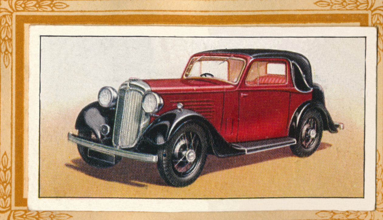 B.S.A. 10 Coupé med fast hoved, c1936 af Unbekannt