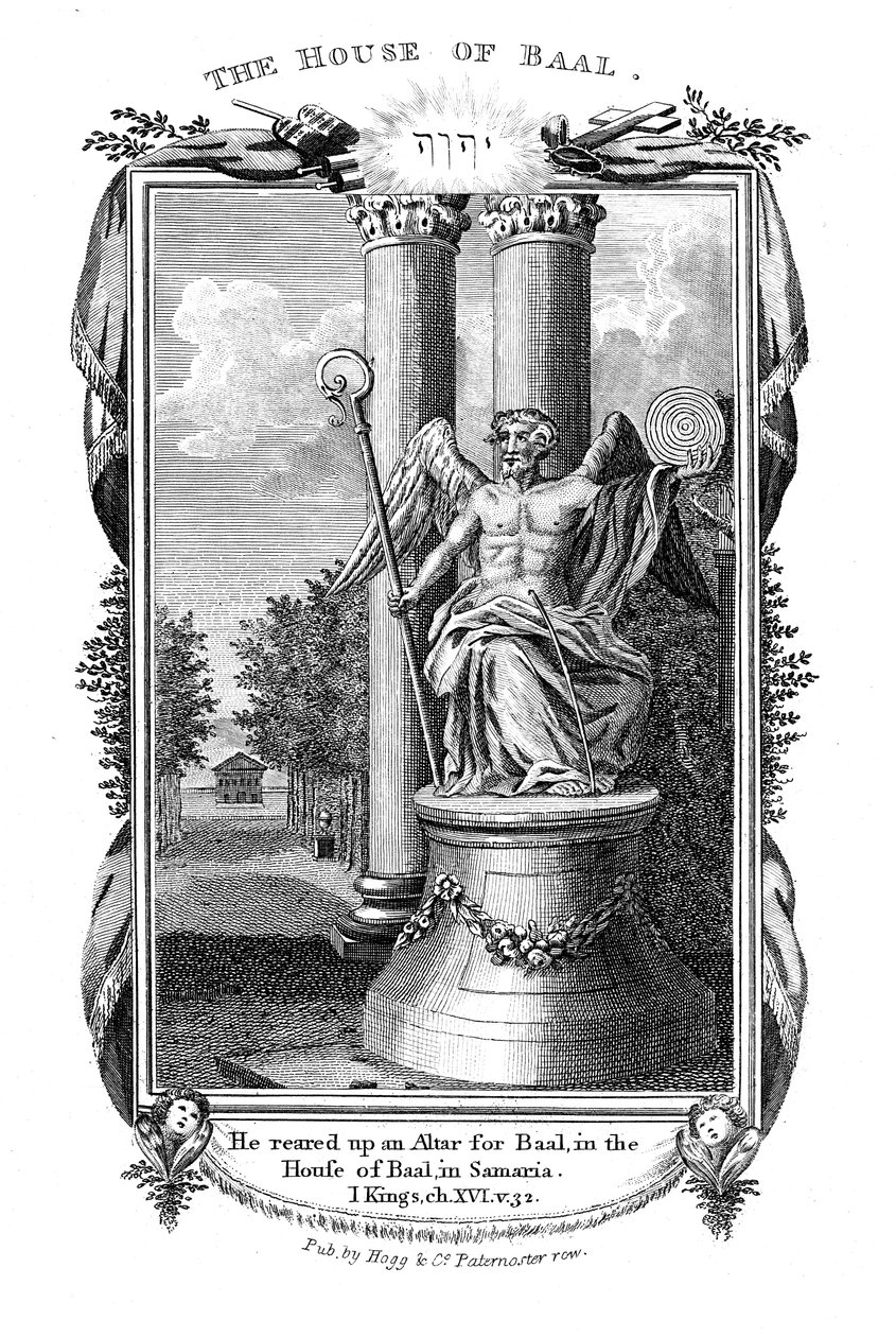 Baal, kanaanæernes hovedgud, 1804 af Unbekannt