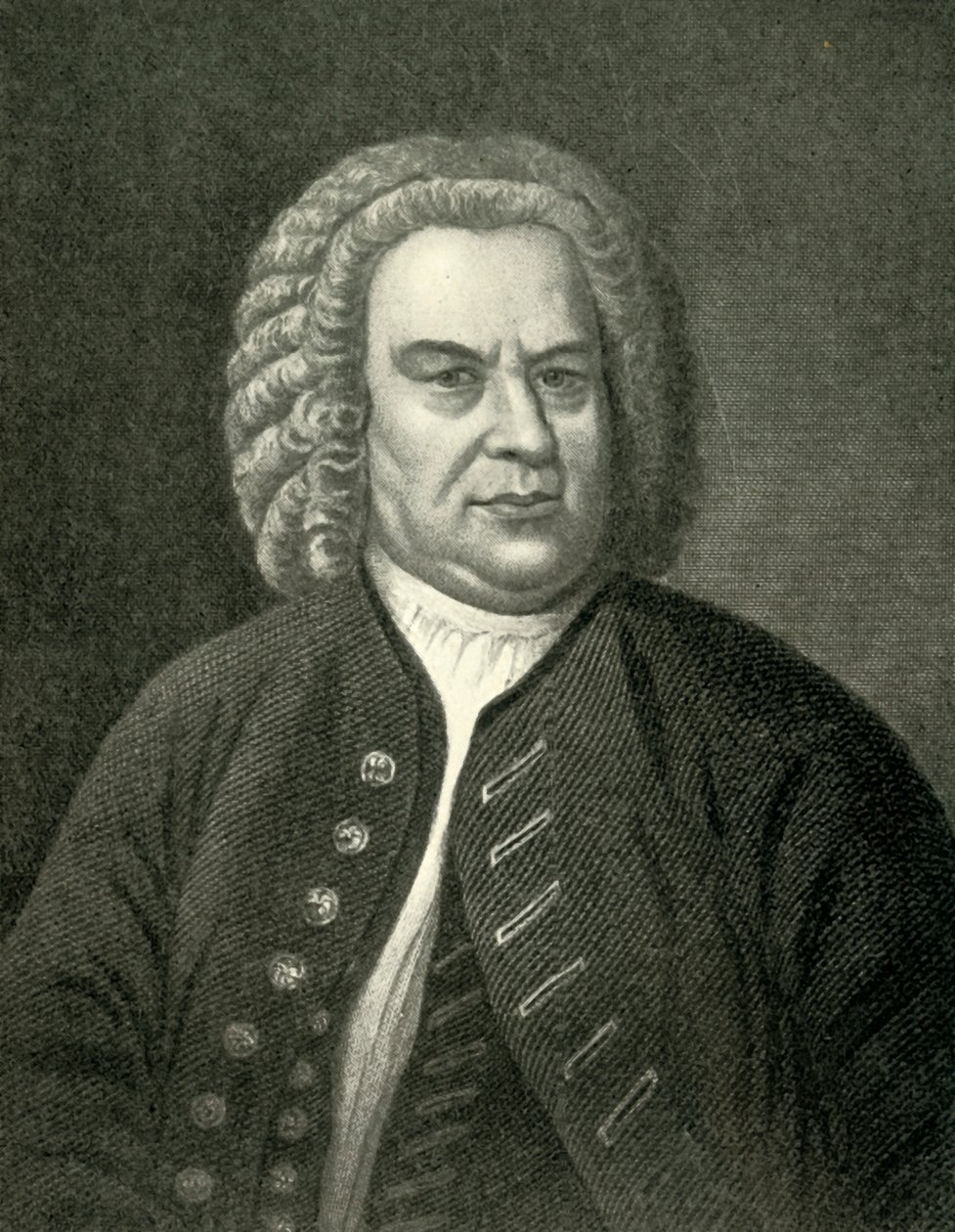 Bach, c1746, 1907. af Unbekannt