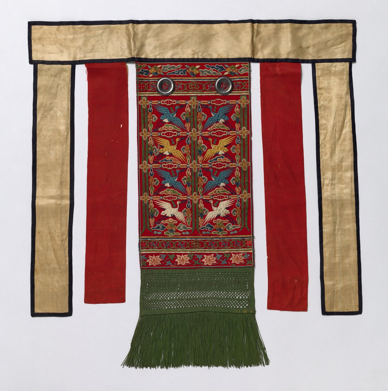 Rygforklæde til den kongelige ceremonikåbe, slutningen af 1800-tallet-begyndelsen af 1900-tallet. af Unbekannt