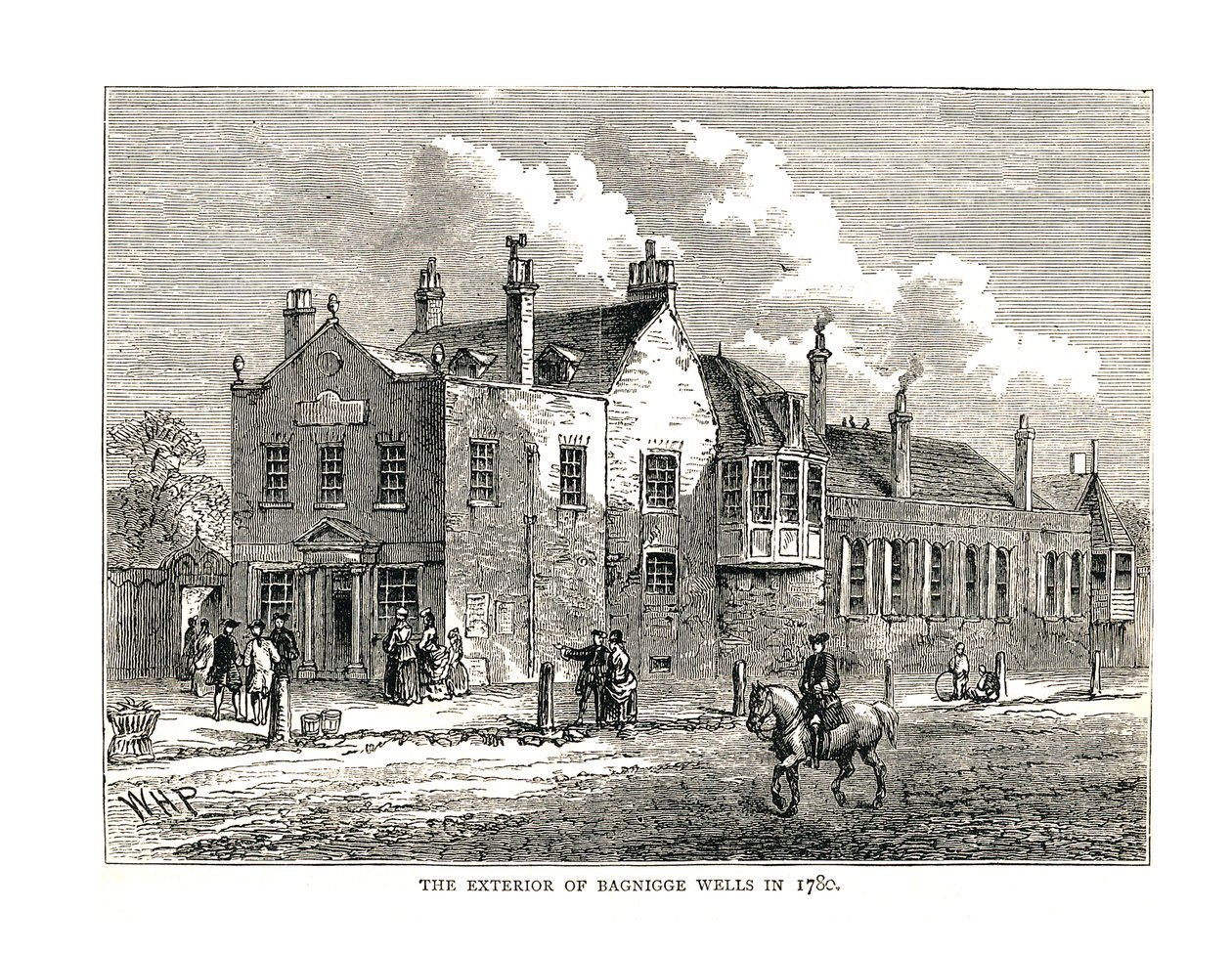 Bagnigge Wells, 1780 af Unbekannt
