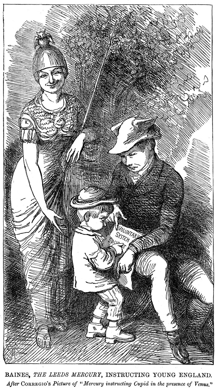Baines, The Leeds Mercury, Instructing Young England, 1847 af Unbekannt