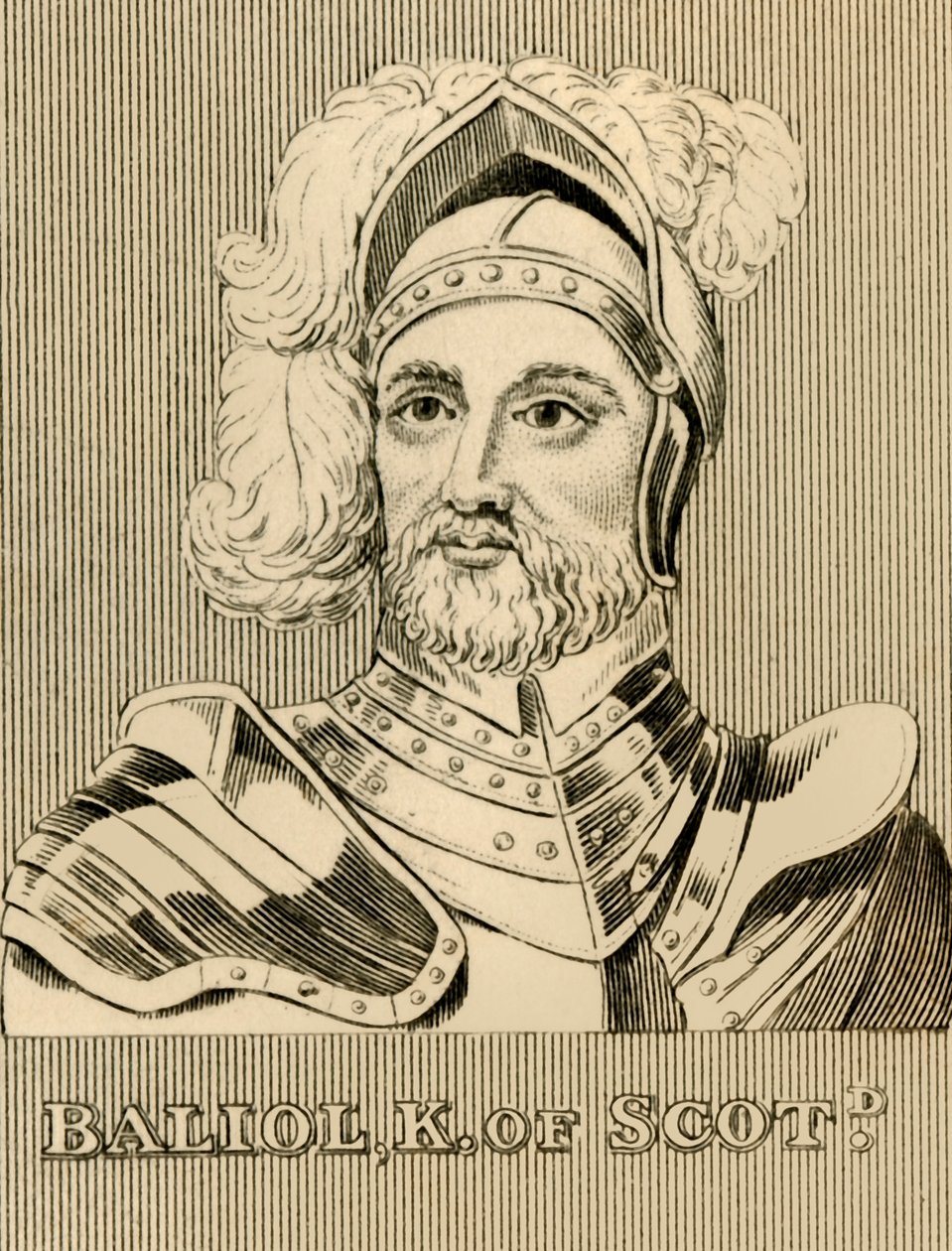 Baliol, K. af Skotland, c1249-1314, 1830. af Unbekannt