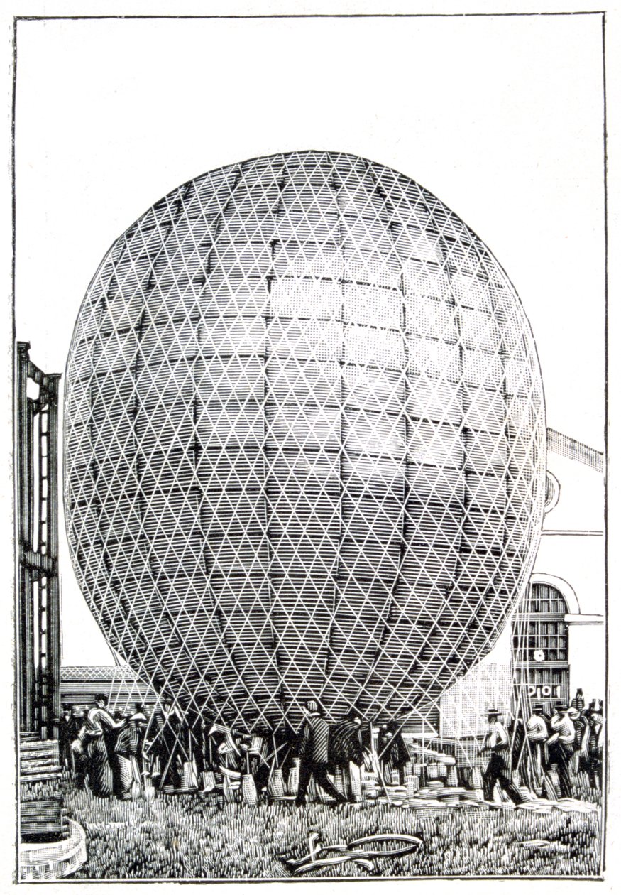 Ballon, 1888 af Unbekannt