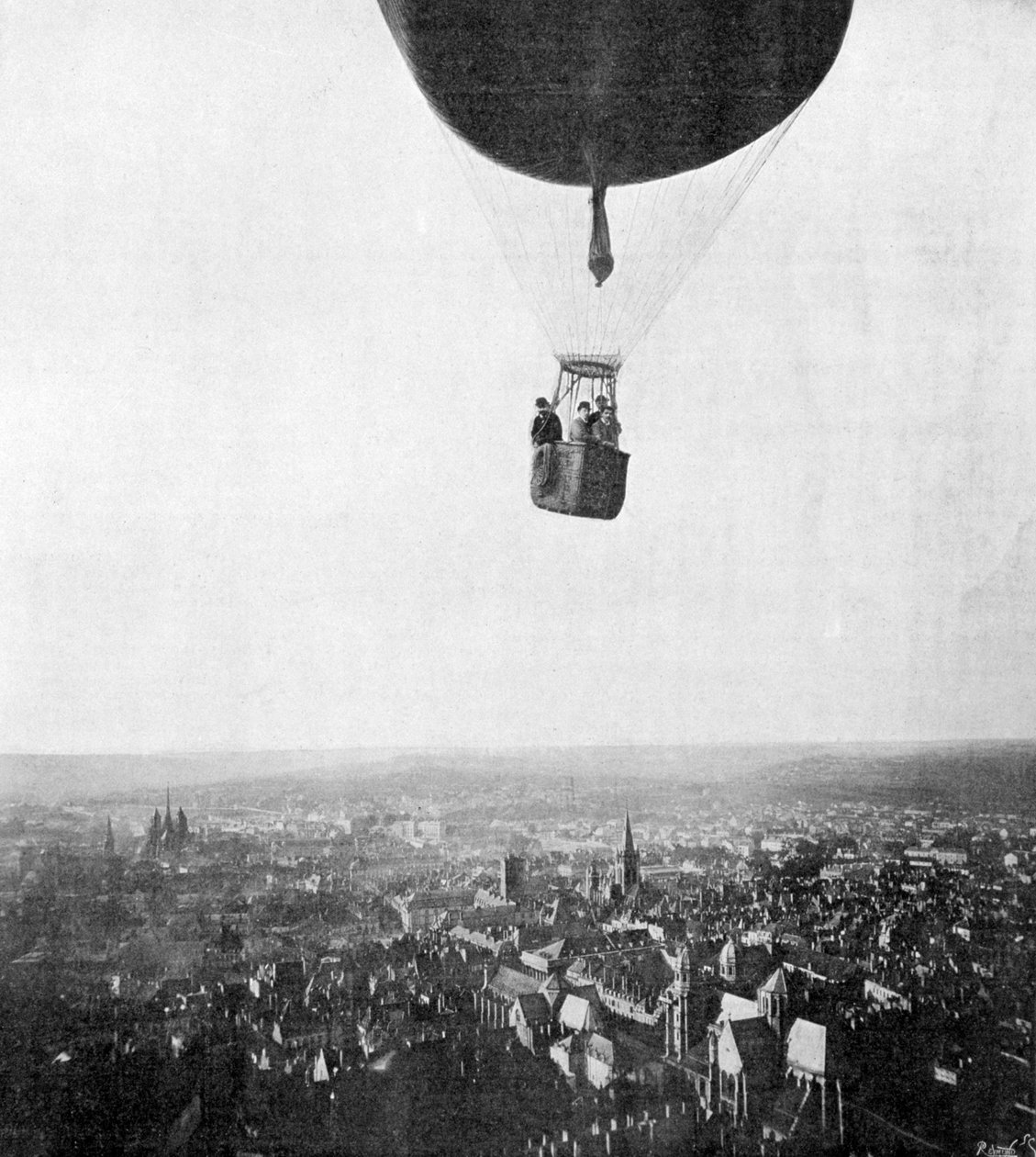 Balloon of the Aero Club, 18th March 1899 af Unbekannt