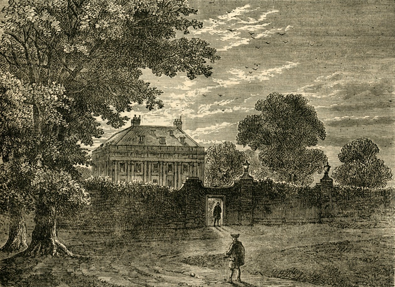 Balmes Hus i 1750, c1876. af Unbekannt