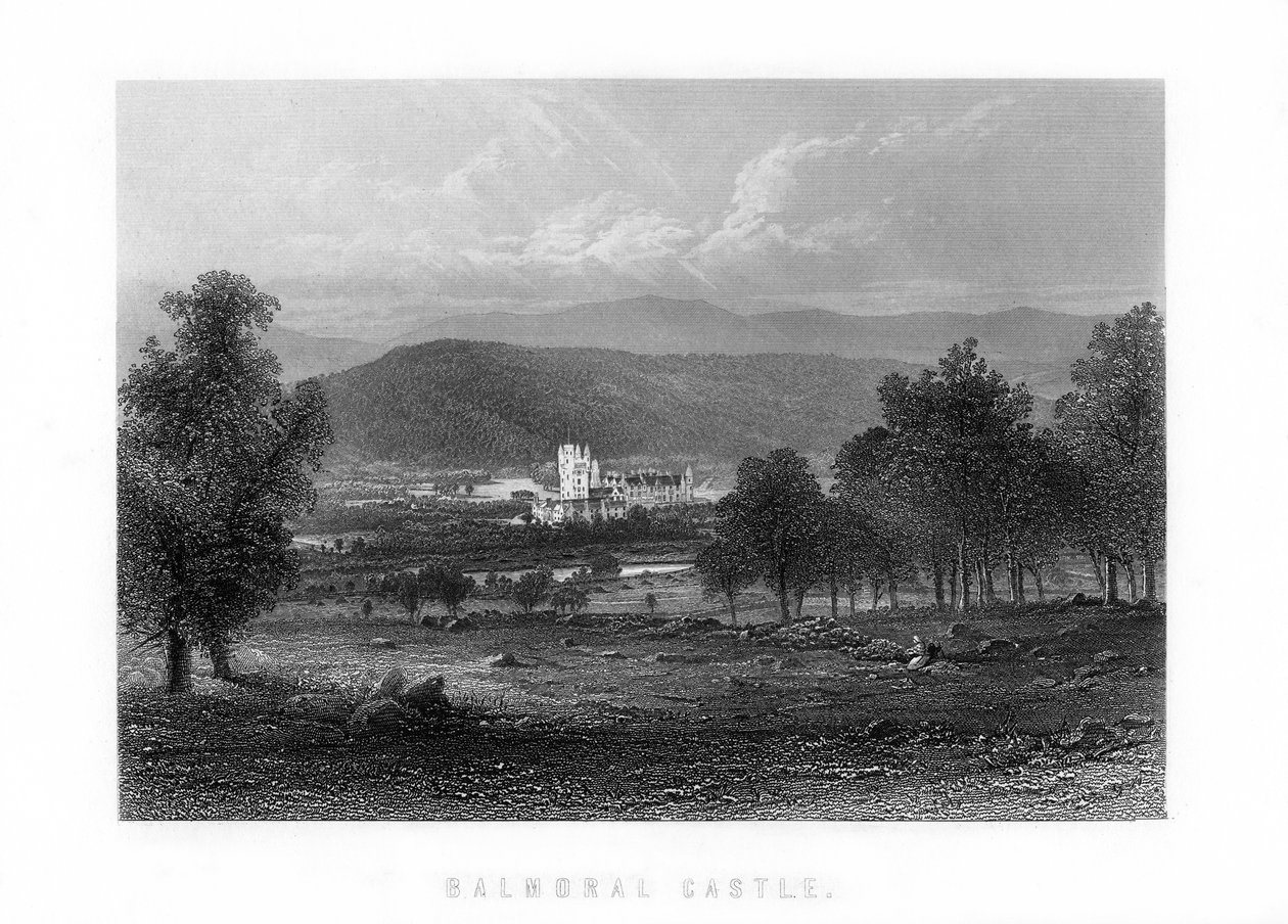 Balmoral Castle, Aberdeenshire, Skotland, 1899 af Unbekannt