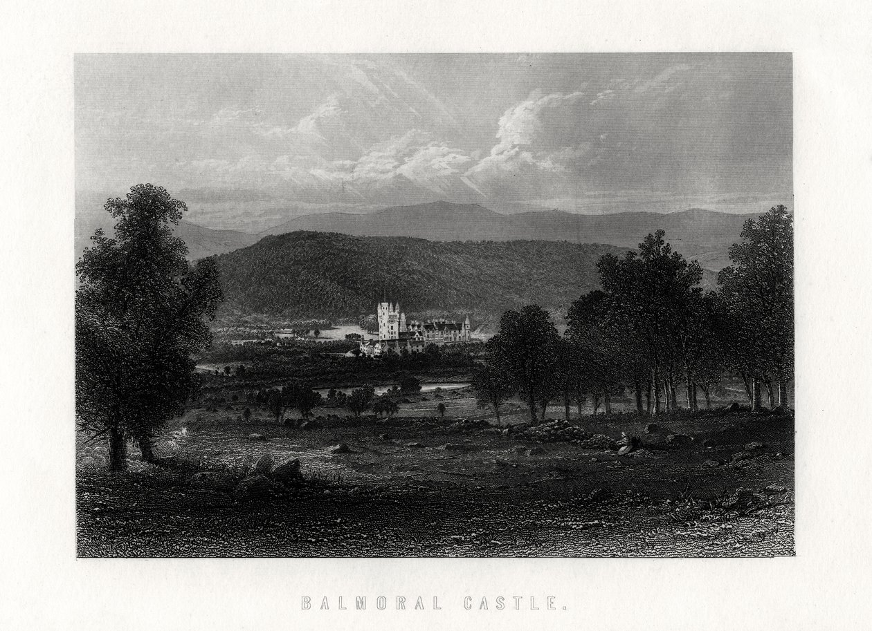 Balmoral Castle, Skotland, 1883 af Unbekannt