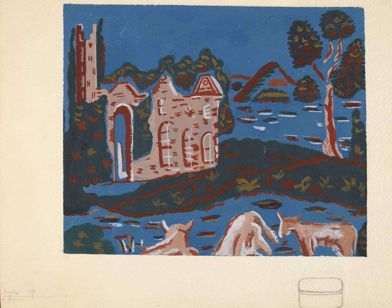Bandbox Design, ca. 1939. af Unbekannt