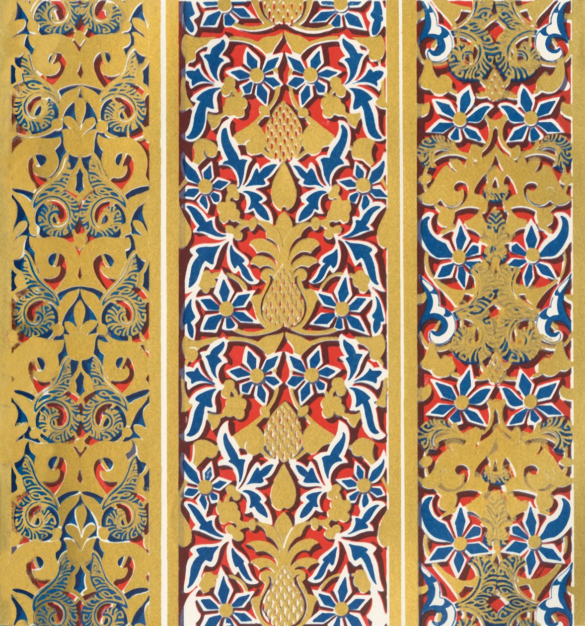 Bånd, side af buer, Court of the Lions, 1907. af Unbekannt