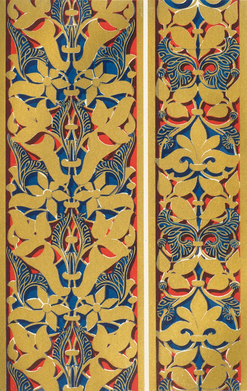 Bånd, side af buer, Court of the Lions, 1907. af Unbekannt