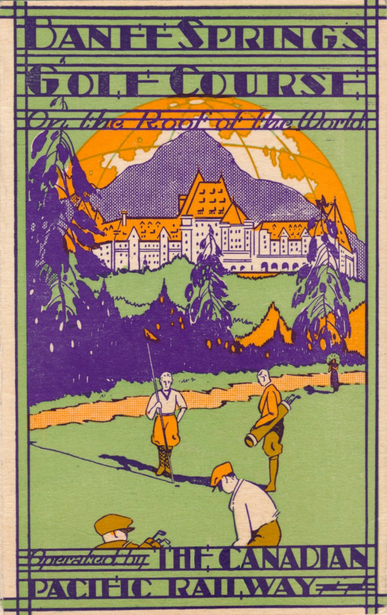 Banff Springs Golf Course, scorekort, c1925 af Unbekannt