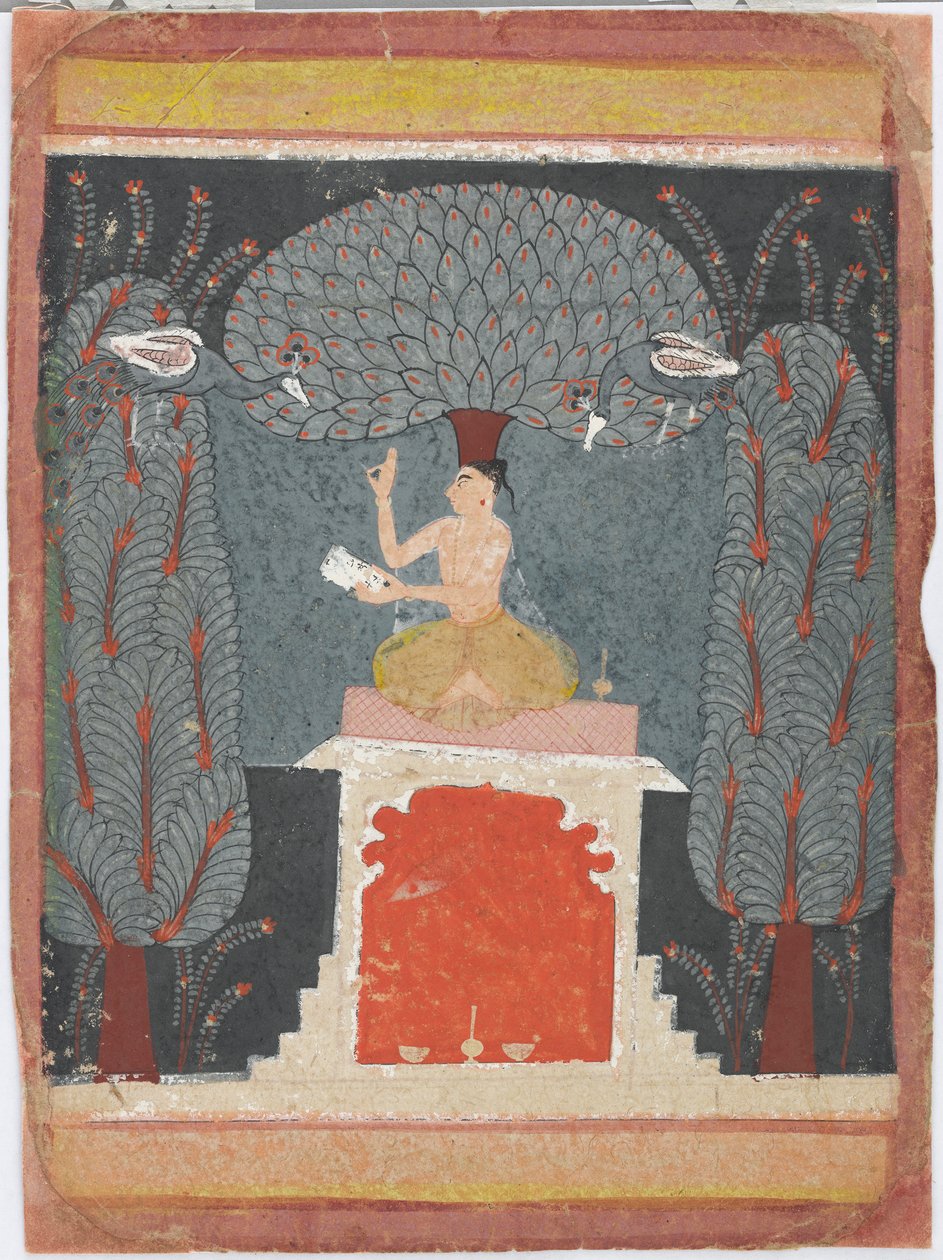 Bengal Ragini fra en Ragamala-serie, ca. 1650. af Unbekannt