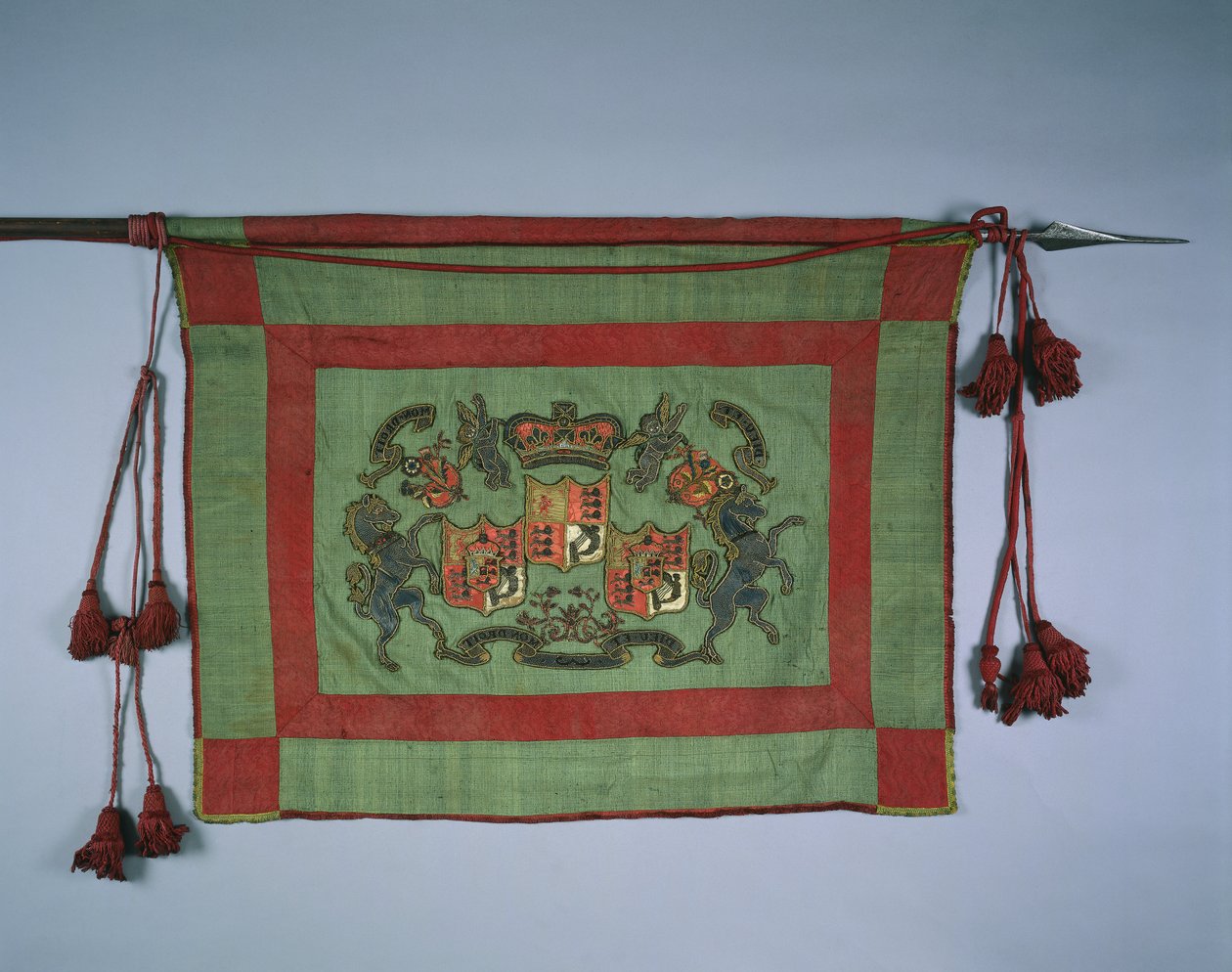 Banner med Storbritanniens kongelige våbenskjold, 1700-tallet. af Unbekannt