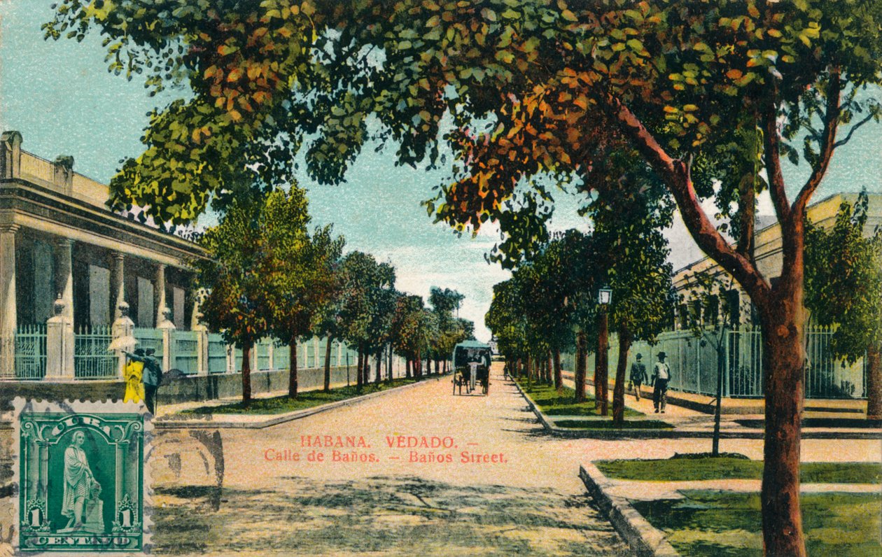 Banos Street, Havana, Cuba, c1910 af Unbekannt