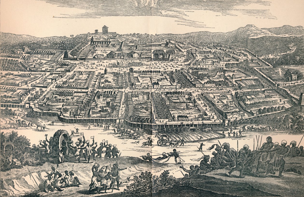 Banza Lovangri, hovedstaden i det tidligere kongerige Lovango, c1670, 1903 af Unbekannt