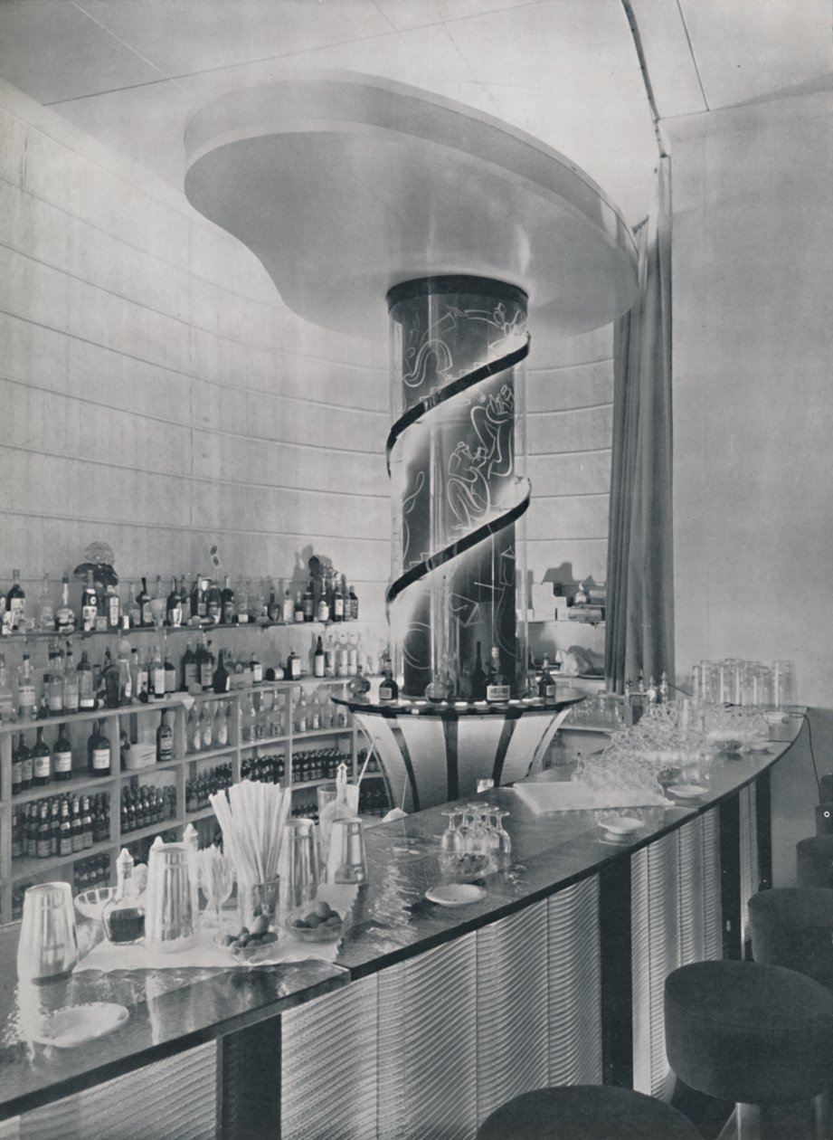 Bar til en Garden Club Restaurant, 1942. af Unbekannt