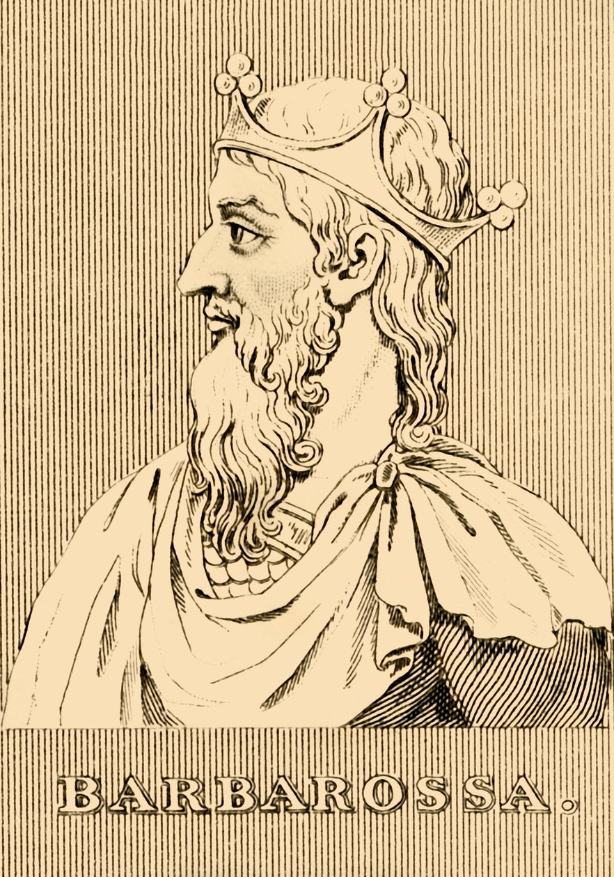 Barbarossa, 1122-1190, 1830. af Unbekannt