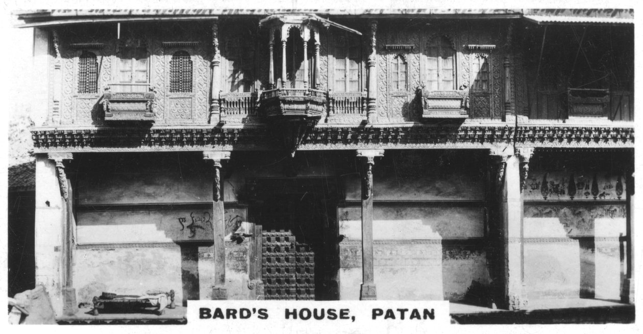 Bards house, Patan, Indien, c1925 af Unbekannt