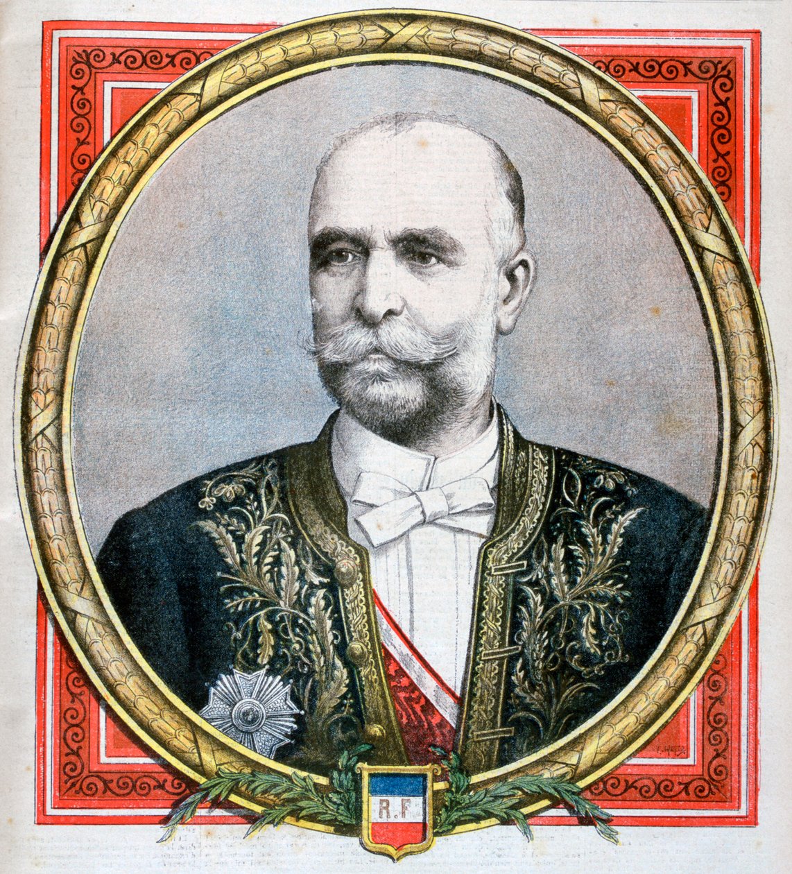 Baron de Courcel, den franske ambassadør i London, 1894 af Unbekannt